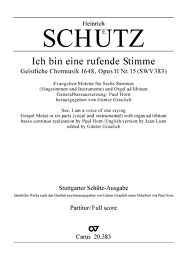 Ich bin eine rufende Stimme
